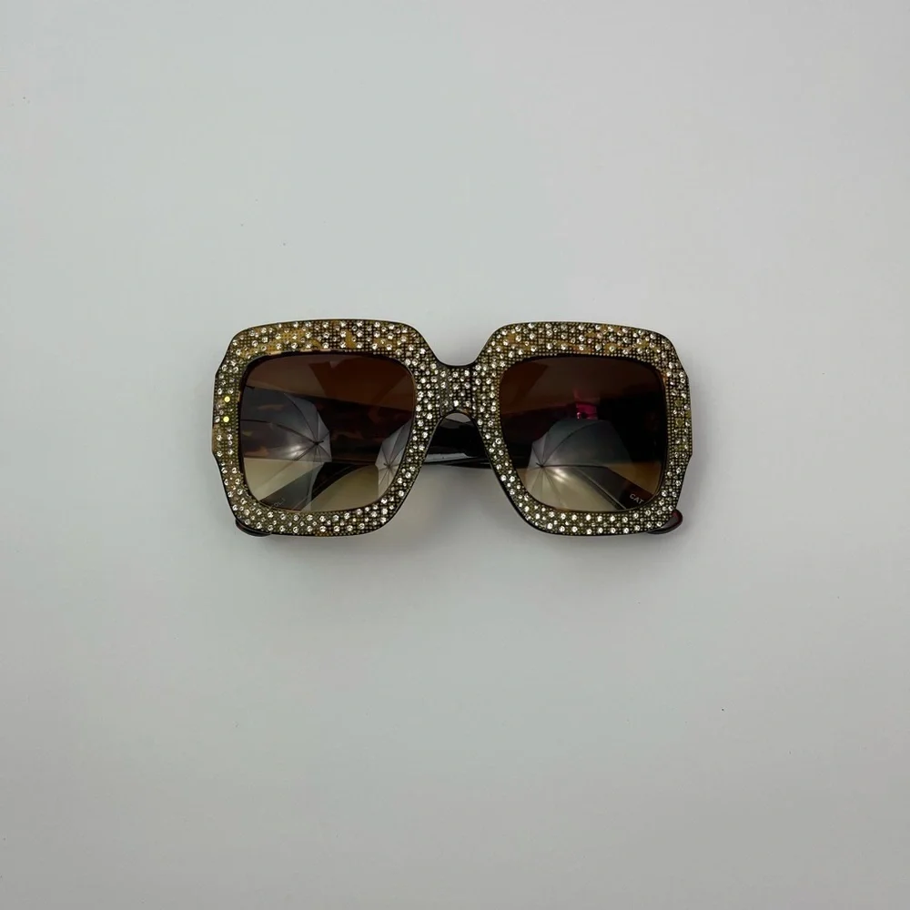 Luxury Leopard Print Sunglasses